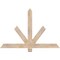 Ekena Millwork Kennewick Smooth Timber Gable Bracket, Douglas Fir, 48"W x 32"H x 1 1/2"D x 3 1/2"F, 16/12 Pitch GBW048X32X0204KEN00SDF - alternate 1